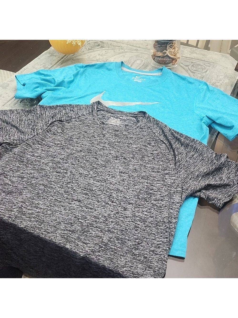Under Armour The Tech And Nike Dri Fit Tee Shirt Nwot Large